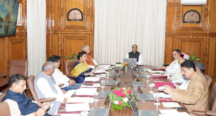 हिमाचल प्रदेश मंत्रिमण्डल में आज लिए निर्णय