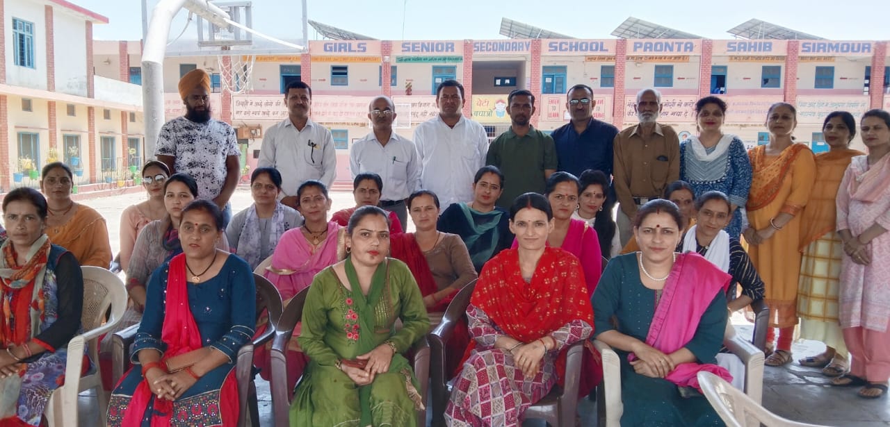 वरिष्ठ पत्रकार श्यामलाल पुंडीर बने गर्ल्स स्कूल पांवटा की SMC के उपाध्यक्ष