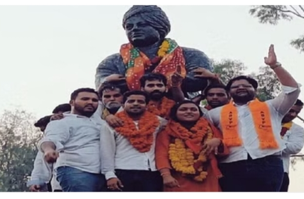 दिल्ली के दिल में एबीवीपी : प्रधान सहित 3 सीट पर एबीवीपी का कब्जा