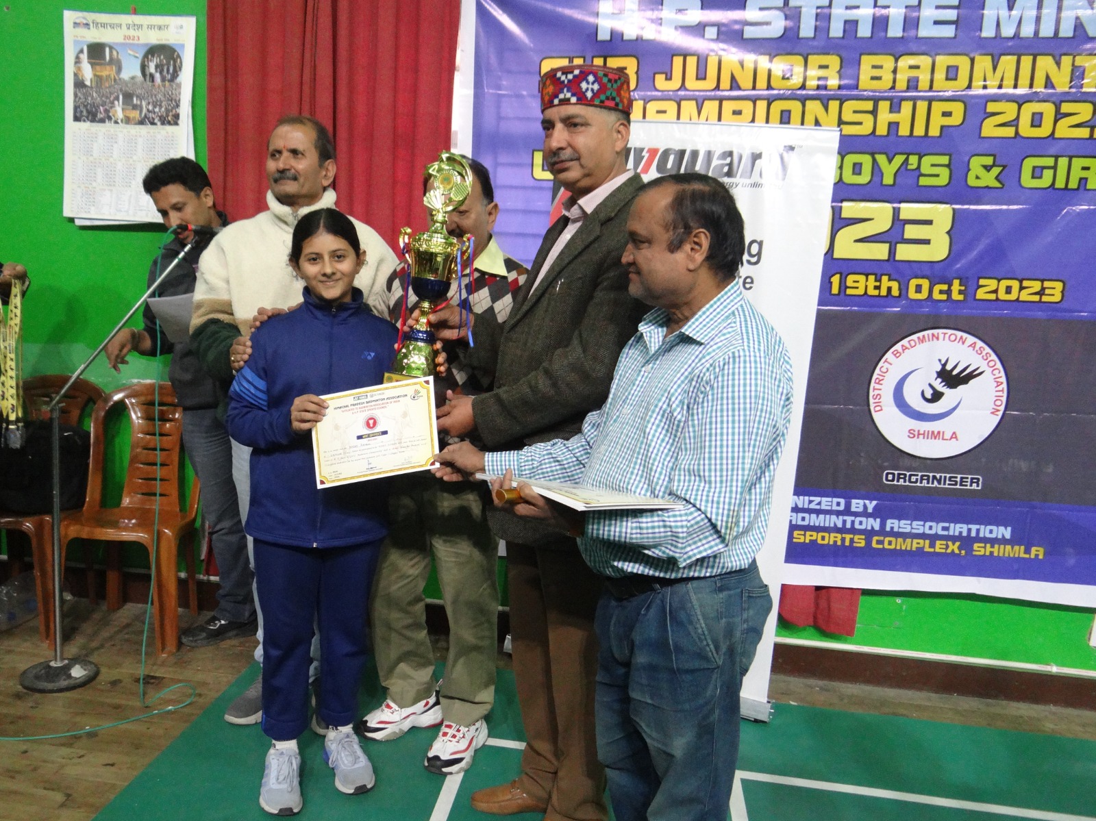 पांवटा की नोशी हिमाचल की लिटल चैंपियन, अब राष्ट्रीय प्रतियोगिता खेलेगी