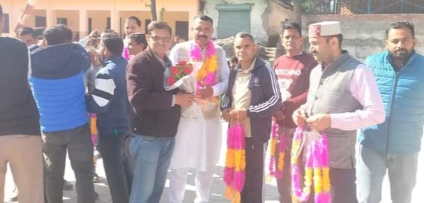 नघेता स्कूल में मंडल बीजेपी अध्यक्ष रमेश तोमर का स्वागत : क्या था कार्यक्रम