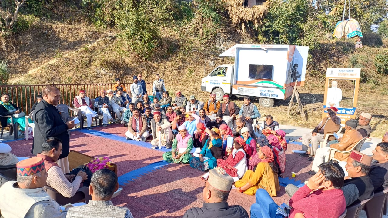 आंज भोज के दूरदराज के गांव पहुंची रथ यात्रा