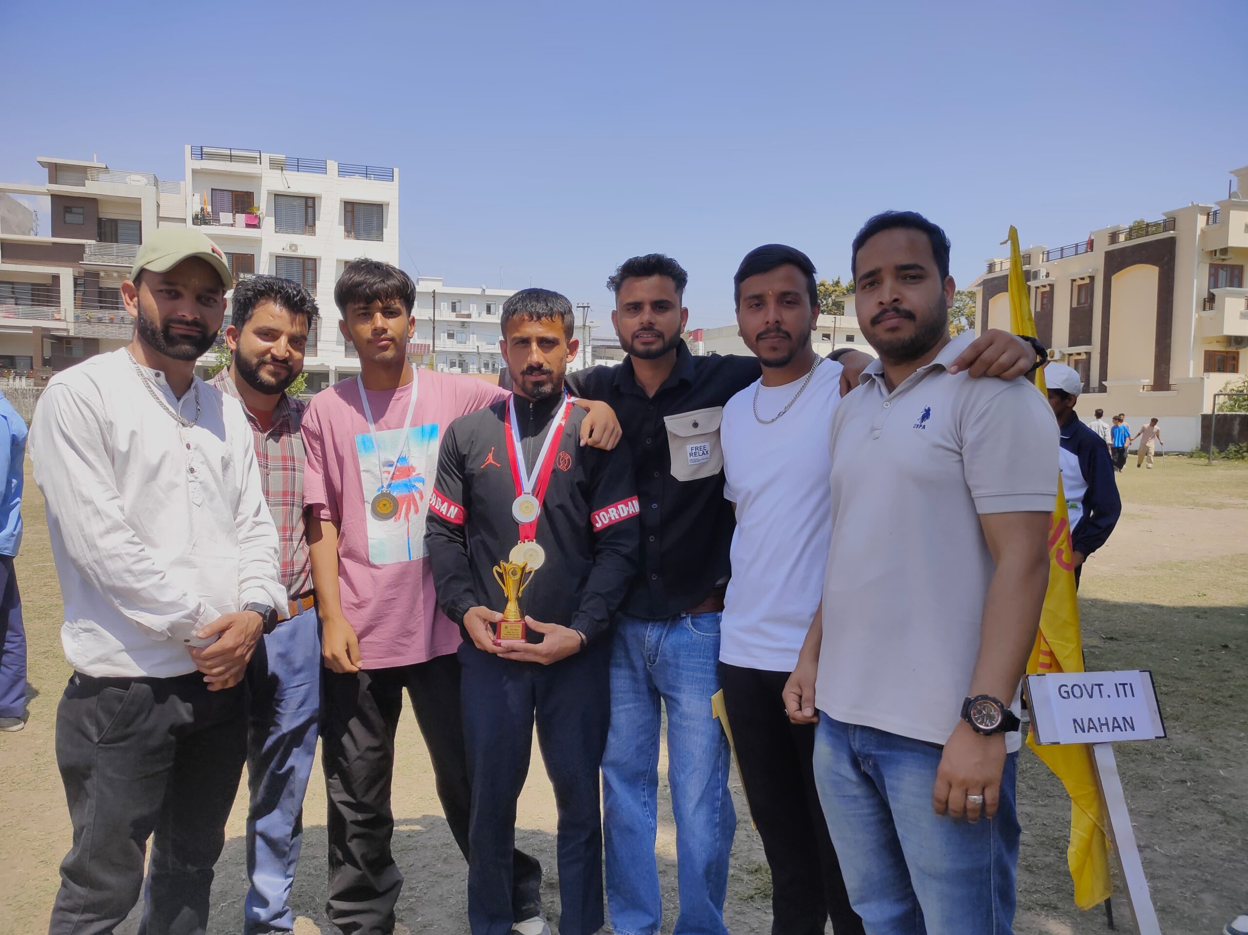 गैलेक्सी आईटीआई पाँवटा का प्रखर राणा जिलेभर में बना बेस्ट ऐथलीट