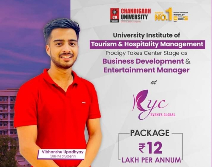 पांवटा का विभाषु देश विदेश में होटल इंडस्ट्री में कर रहा है नाम रोशन