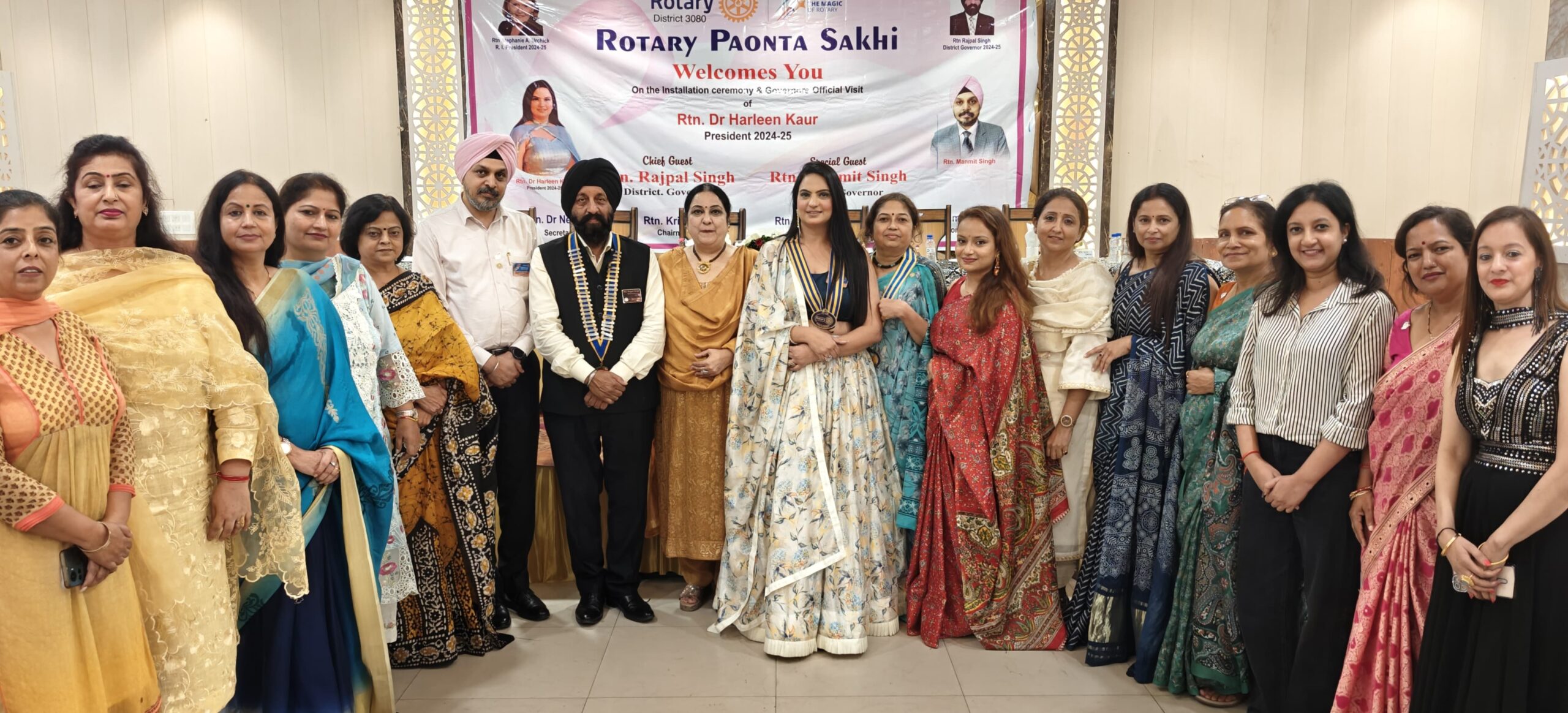Rtn. डॉ. हरलीन कौर बनी रोटरी पांवटा सखी क्लब की अध्यक्ष