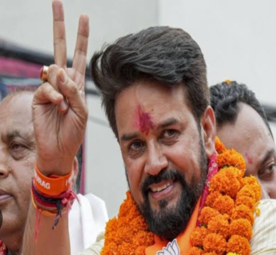 अनुराग ठाकुर को केंद्र में मिली बड़ी जिम्मेदारी