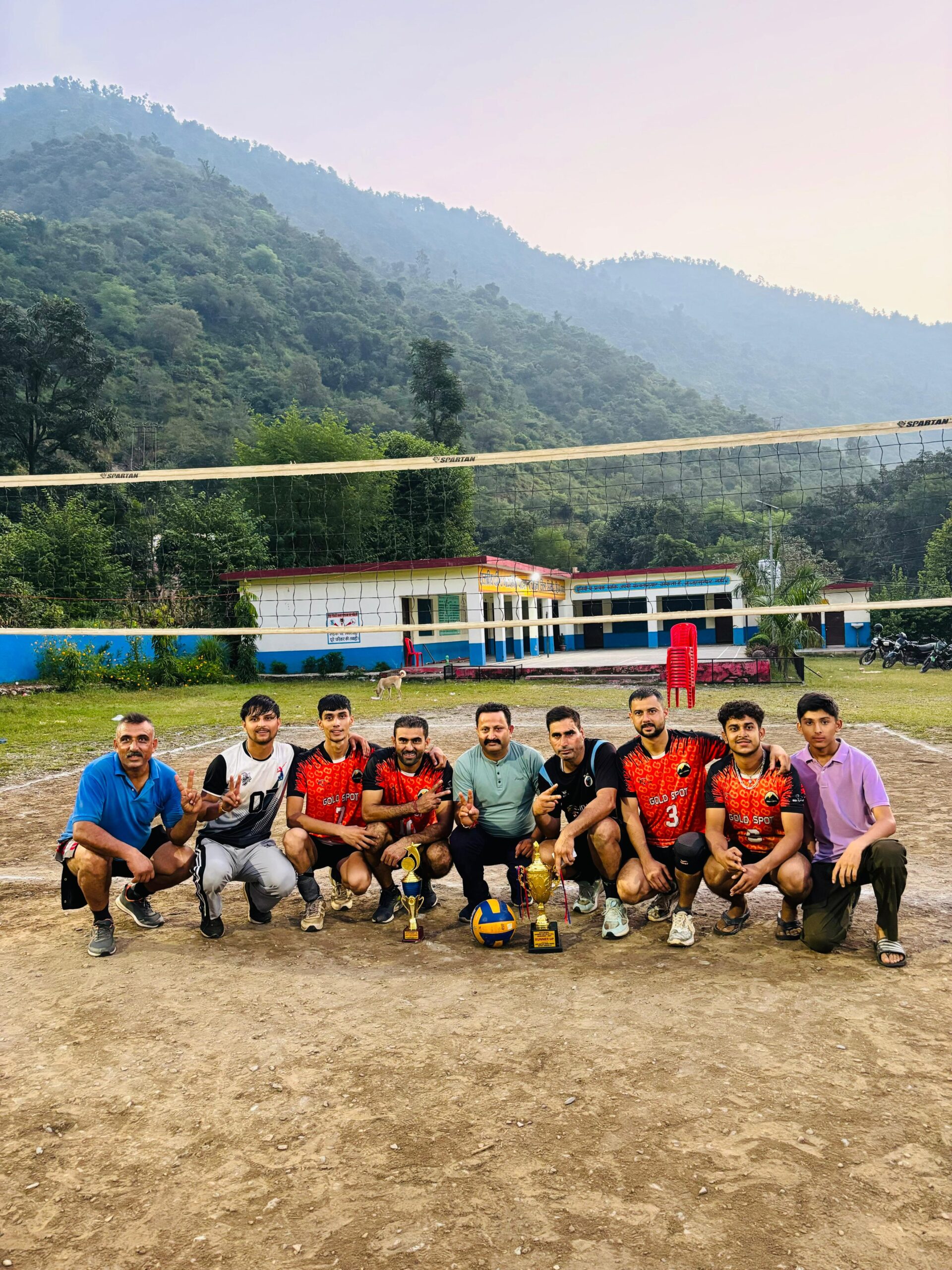 चांदनी में वॉलीबॉल का महाकुंभ संपन्न