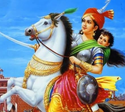 रानी लक्ष्मीबाई  जन्म दिवस :  पीठ पर पुत्र को बांध, अंग्रेजों से ऐसे लड़ी मर्दानी