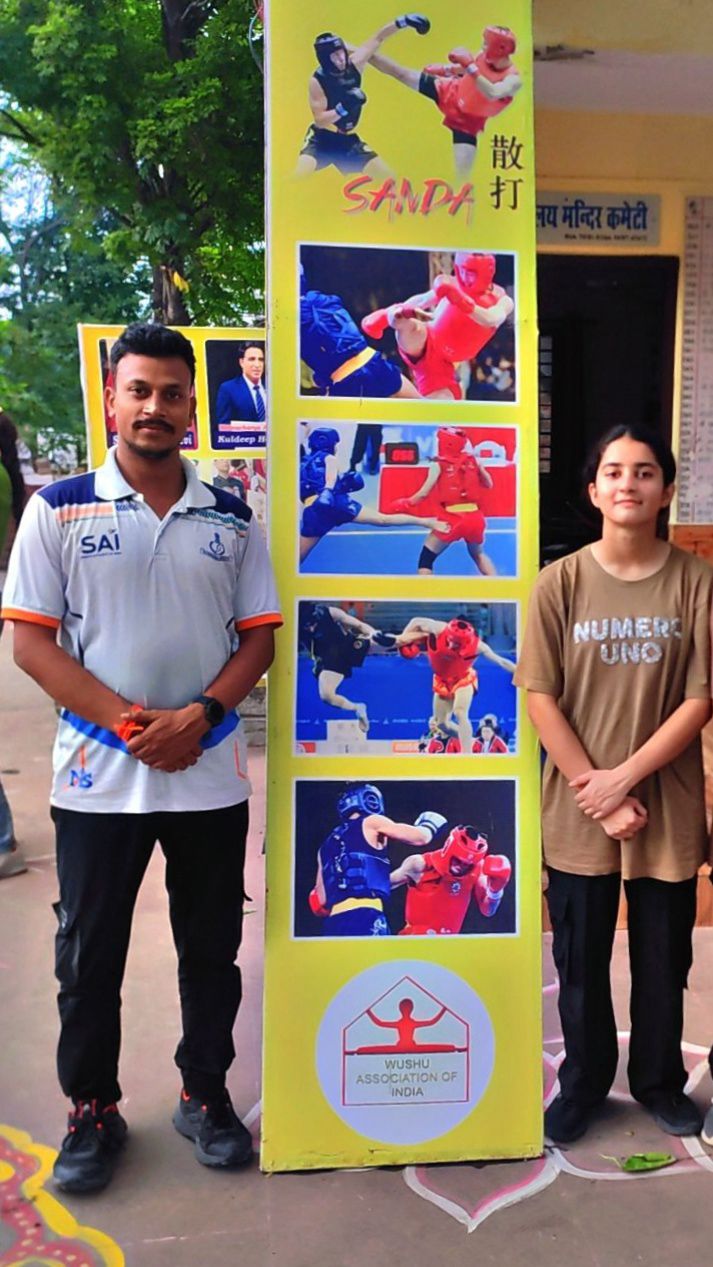 द स्कॉलर्स होम स्कूल की अनन्या और चक्षु नेशनल स्तर पर वुशु में भाग लेंगी