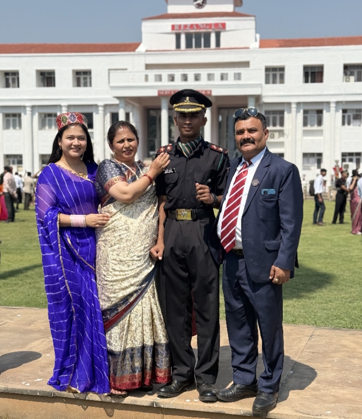 आंज भोज के अविनाश ऑफिसर ट्रेनिंग एकेडमी चेन्नई से पास आउट, बने लेफ्टिनेंट